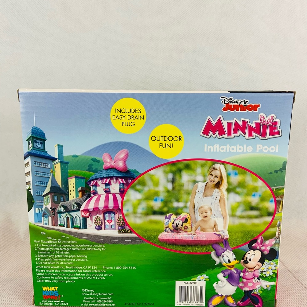 Brand New Minnie Mouse Inflatable Pool - Picture 4 of 4